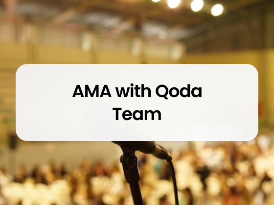 Text AMA with the Qoda Team